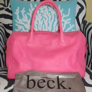 Beck bags Hayes Flamingo Neon Pink Handbag  As New